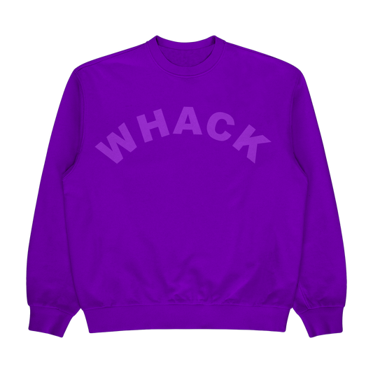 WHACK Crewneck - AK Purple