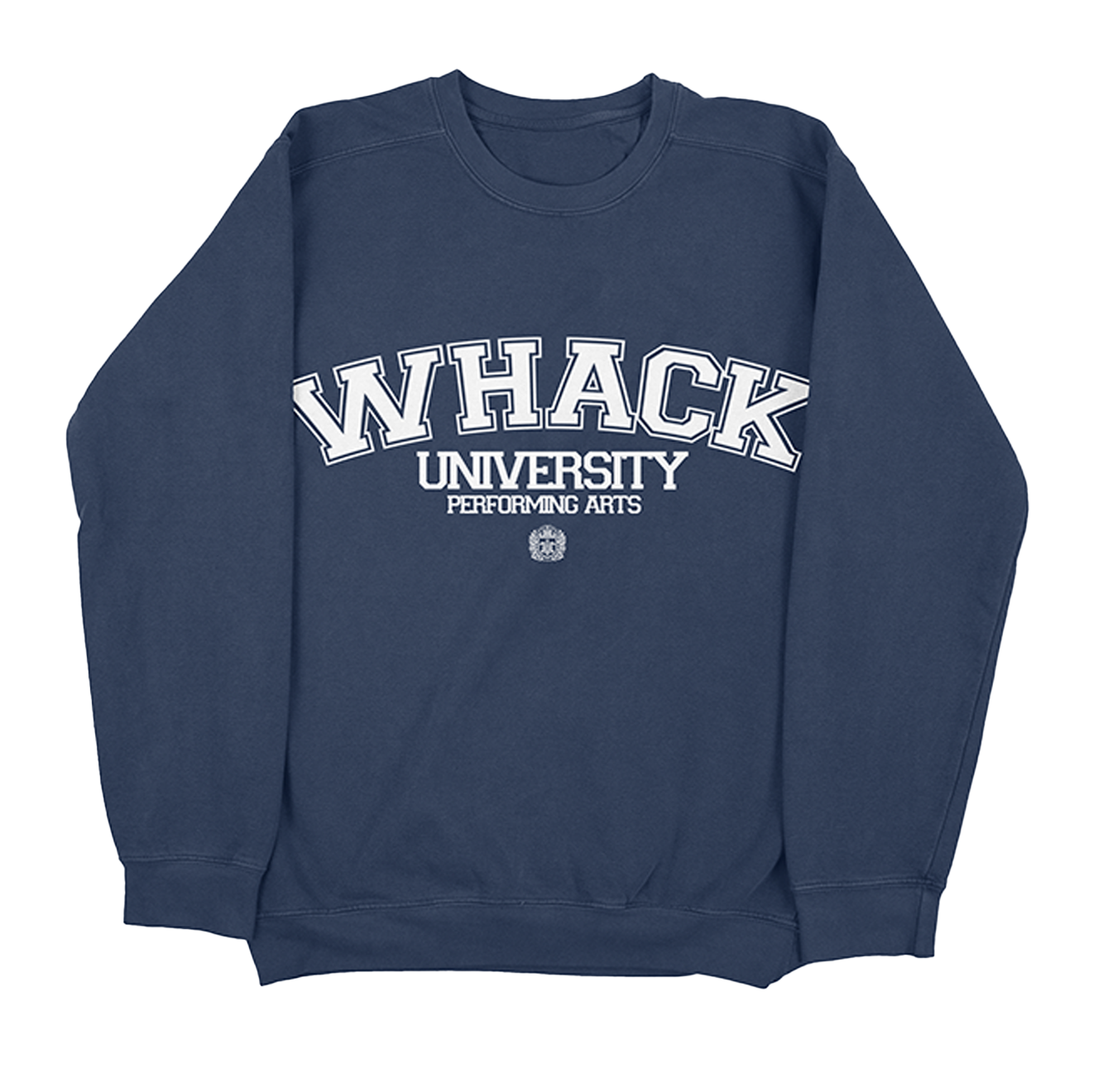 WHACK University Crewneck Navy