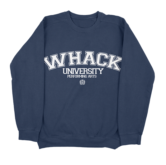 WHACK University Crewneck Navy