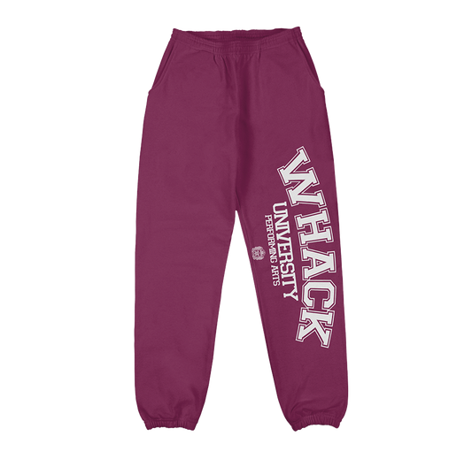 WHACK University Sweatpant Plum