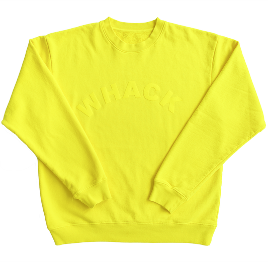 WHACK Crewneck - Yellow